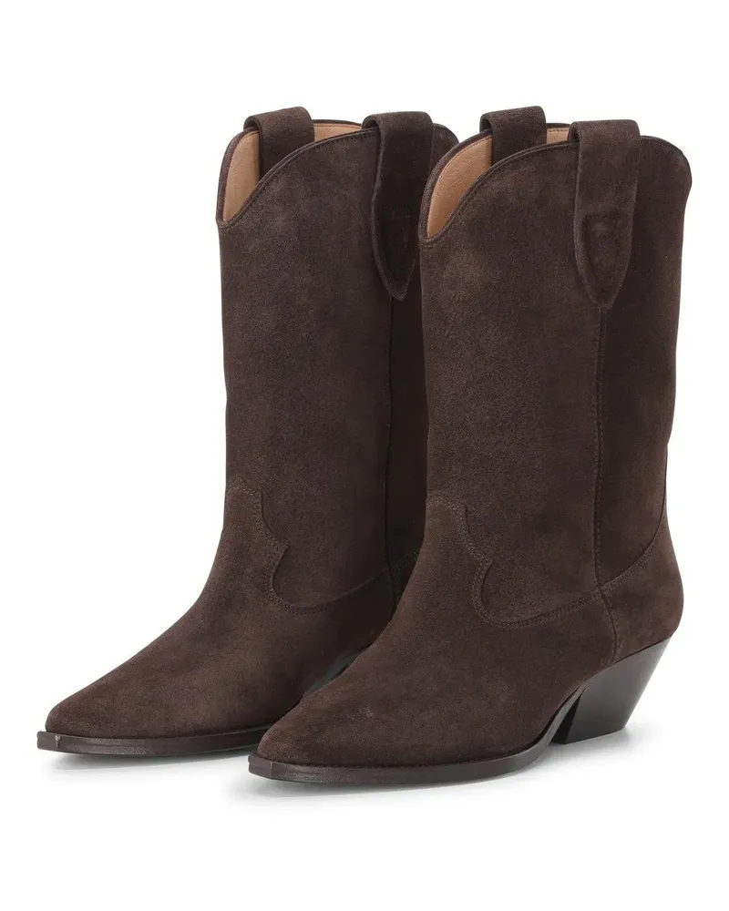 Isabel Marant Stiefel Suede Boots – Dark Brown braun Braun