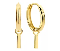 Ohrringe Monceau Josephine 14 karat hoop earrings with rod