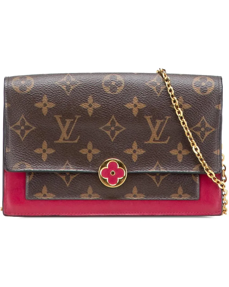 Louis Vuitton Hobo Bags Monogram Flore Wallet On Chain braun Braun