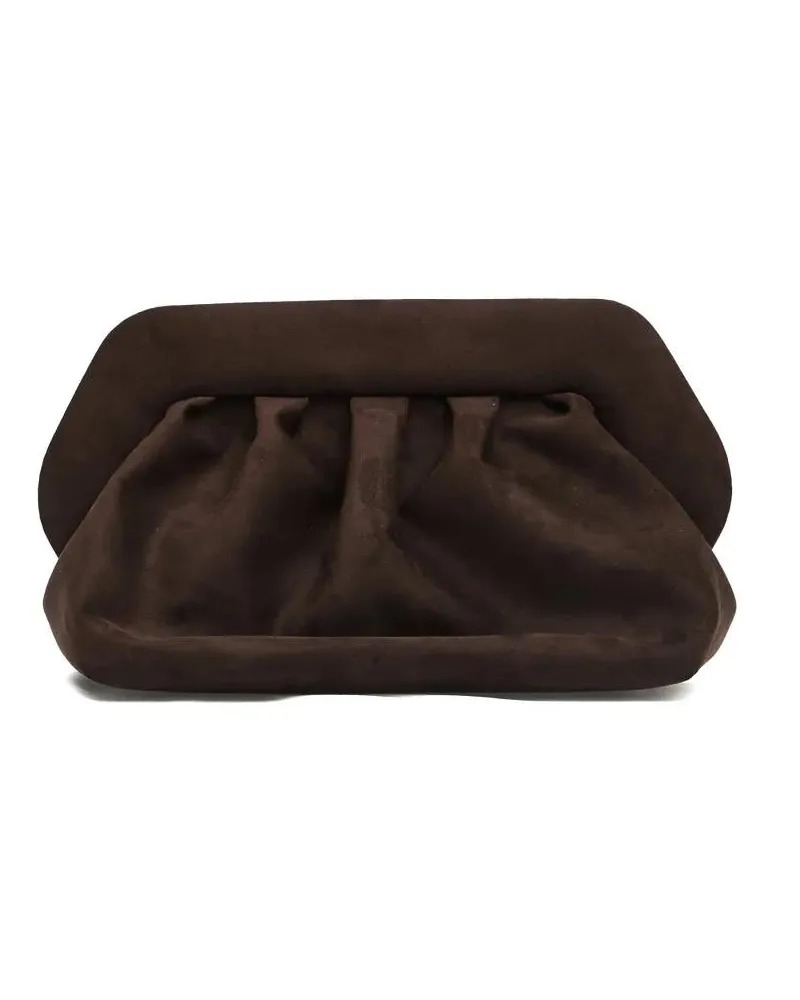 THEMOIRÈ Clutches Ctulch Vegan Suede Brown braun Braun