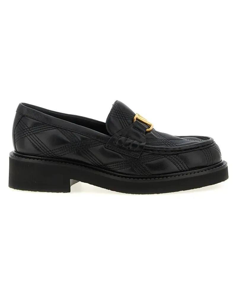 Valentino Garavani Quiltie' Loafers schwarz Schwarz