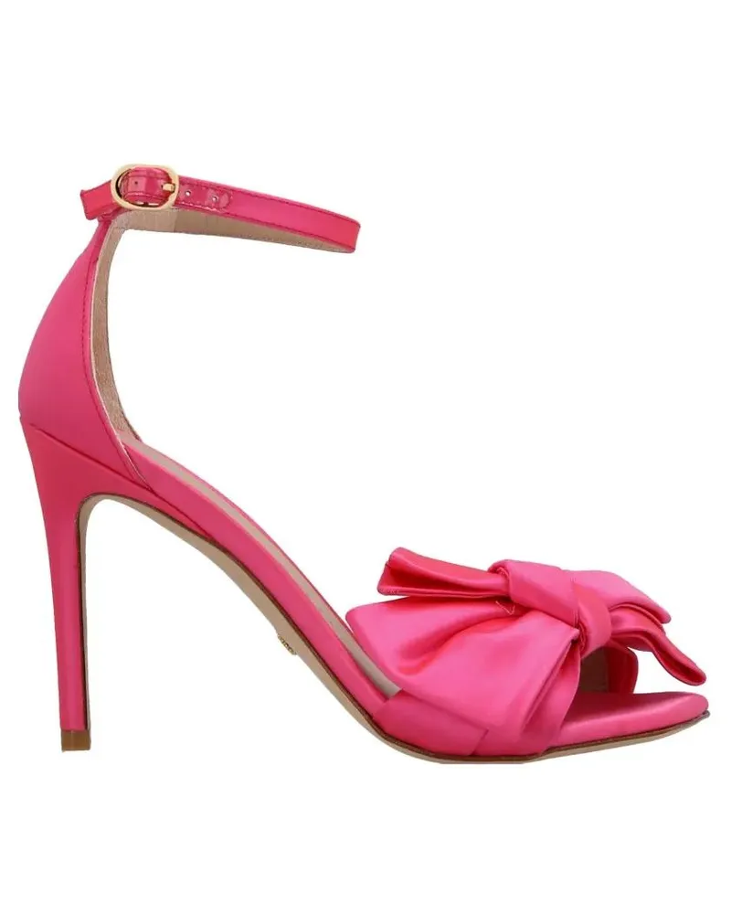 Stuart Weitzman Sandalen 'Nudistcurver Loveknot' Sandals rot Rot