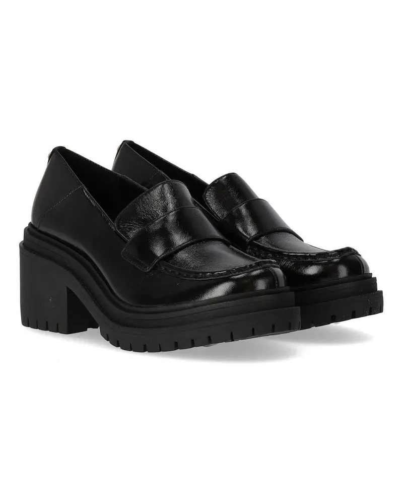 Michael Kors Hohe Schuhe Rocco Black Heeled Loafer schwarz Schwarz