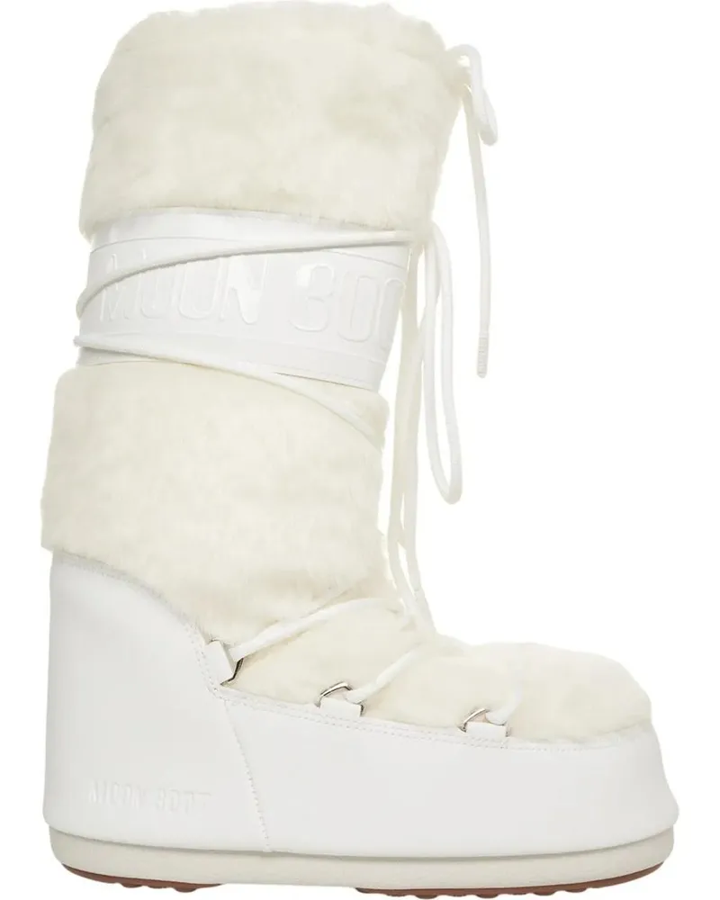 Moon Boot Stiefel Boots 'ICON FAUX' weiß Weiß