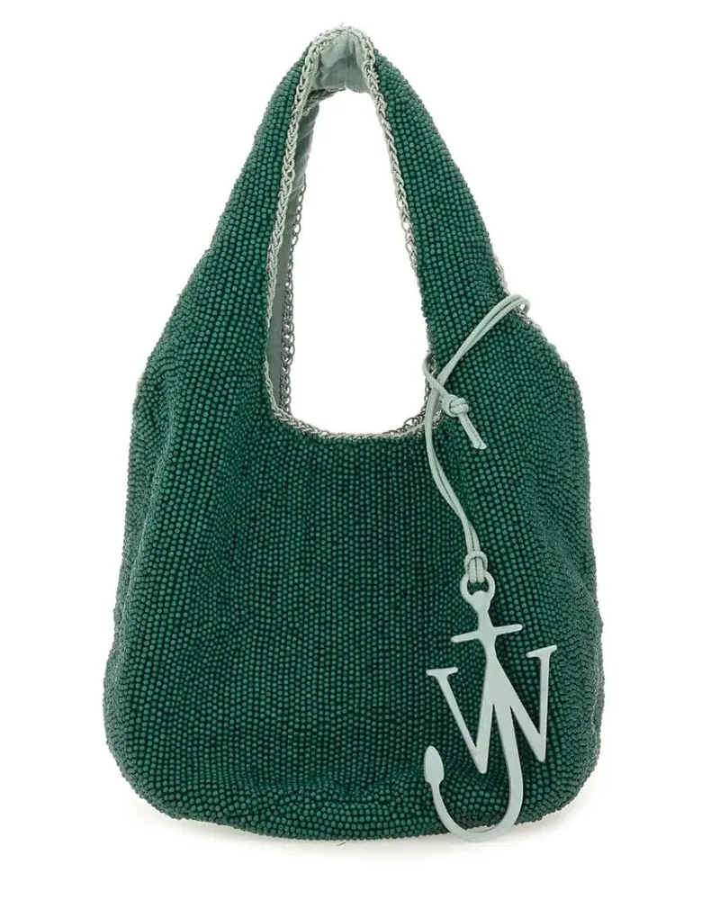 J.W.Anderson Shopper & Totes Mini Beaded Tote Bag grün Grün