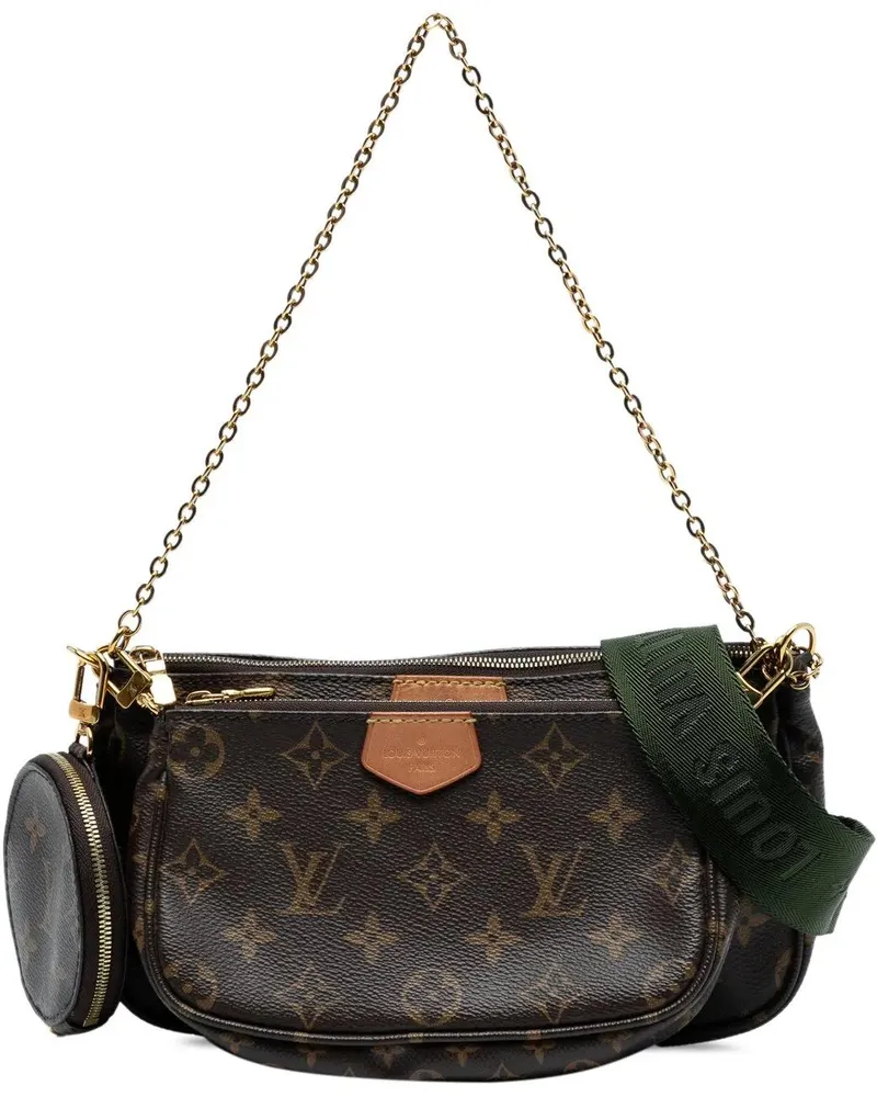 Louis Vuitton Hobo Bags Monogram Multi Pochette Accessoires braun Braun
