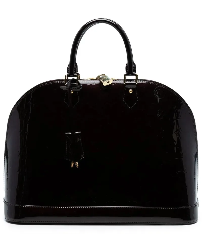 Louis Vuitton Crossbody Bags Monogram Vernis Alma GM orange Orange