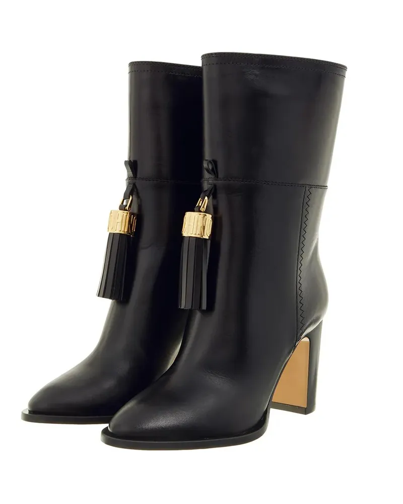 Moschino Stiefel & Boots Metal Tassel schwarz Schwarz
