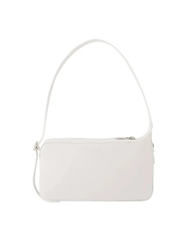Courrèges Hobo Bags One Racer Baguette Shoulder Bag - Leather - White weiß Weiß