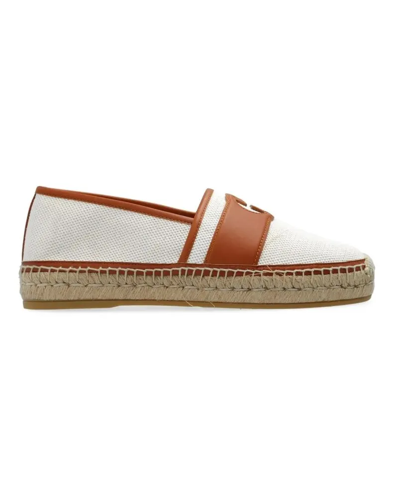Gucci Loafer Gg Canvas Espadrilles weiß Weiß