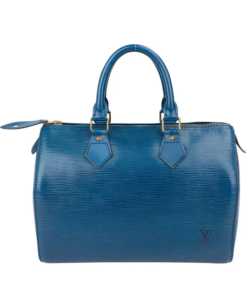 Louis Vuitton Crossbody Bags  Bleu Epi Leather Speedy 25 Handbag blau Blau