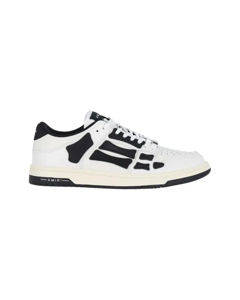 Amiri Low-Top Sneaker White Sneakers With Contrasting Overlays weiß Weiß