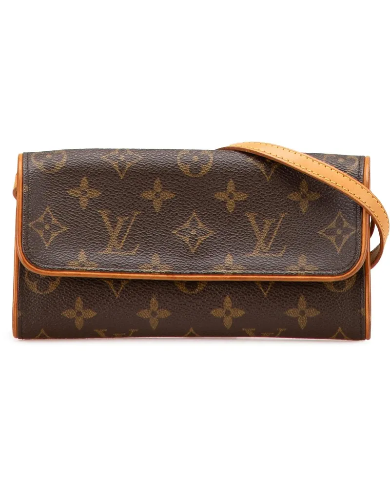 Louis Vuitton Hobo Bags Monogram Pochette Twin PM braun Braun