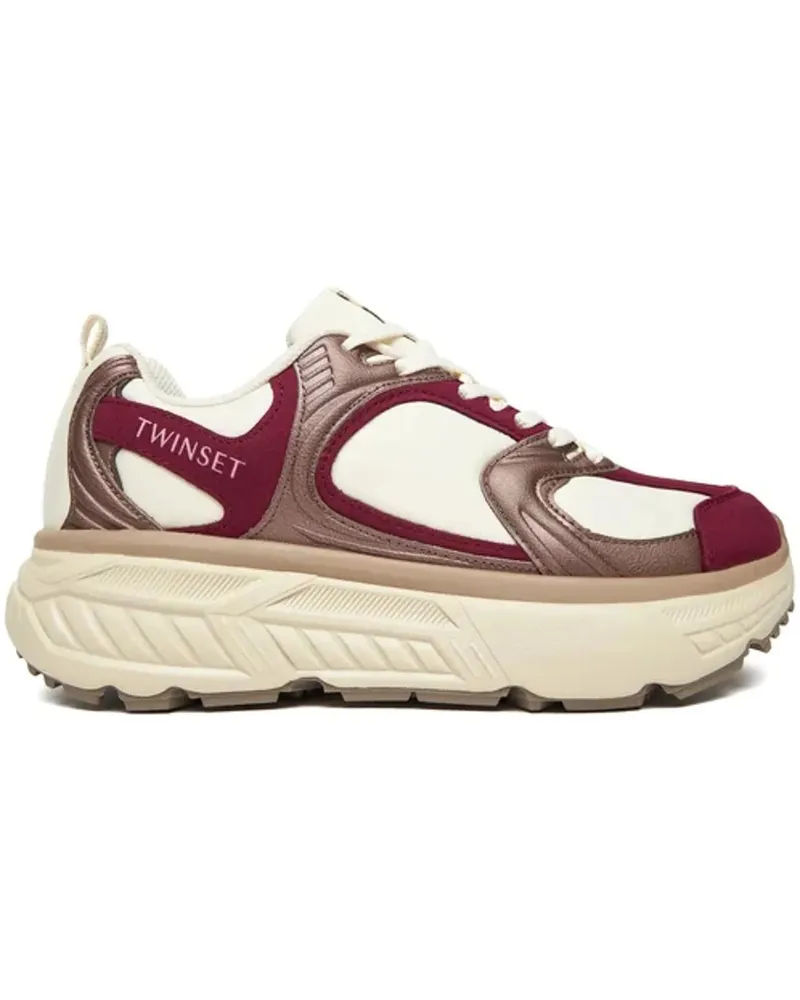 Twin-Set Low-Top Sneaker Sneakers Bordeaux rot Rot