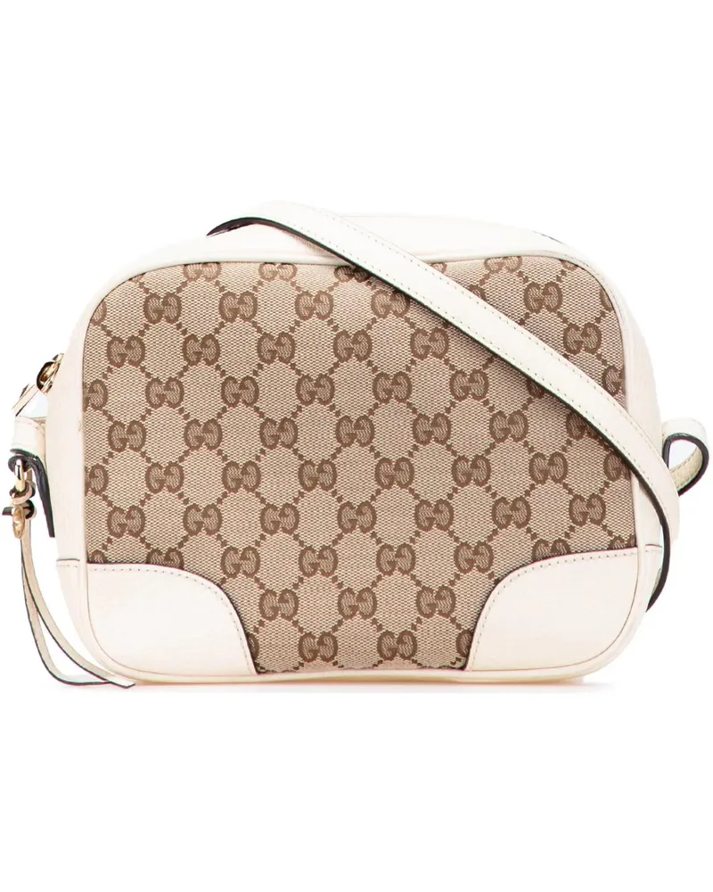 Gucci Hobo Bags GG Canvas Bree Crossbody braun Braun