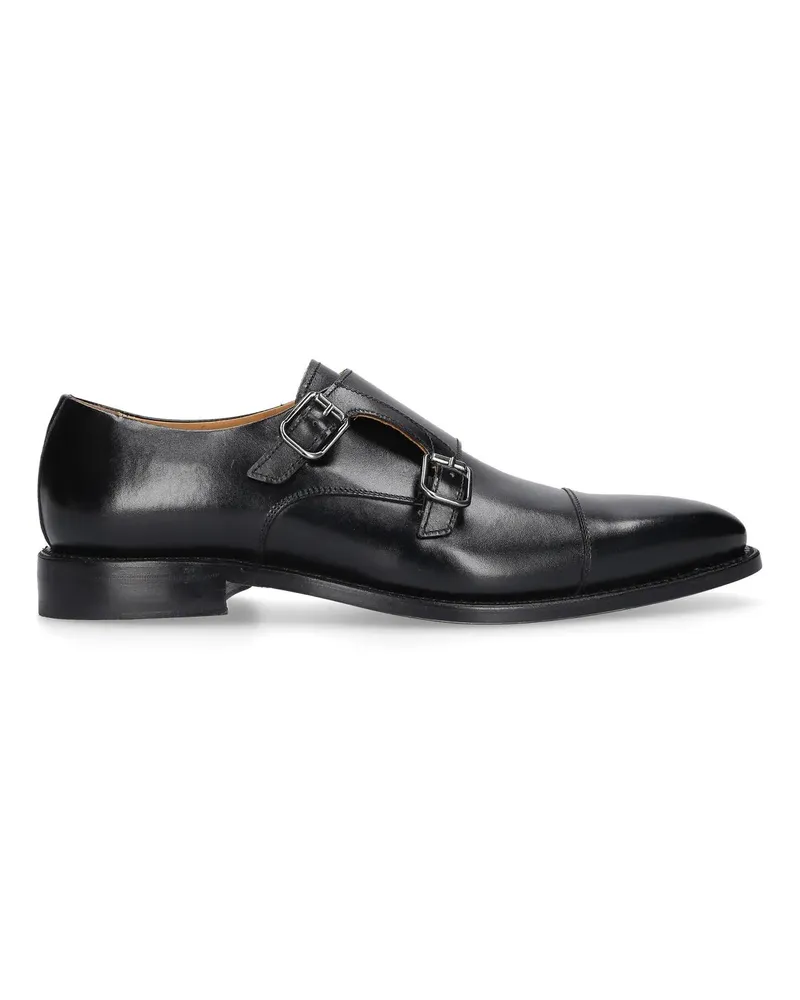 Henry Stevens Slipper & Pantoletten Schnallenschuh Liam CDM schwarz Schwarz
