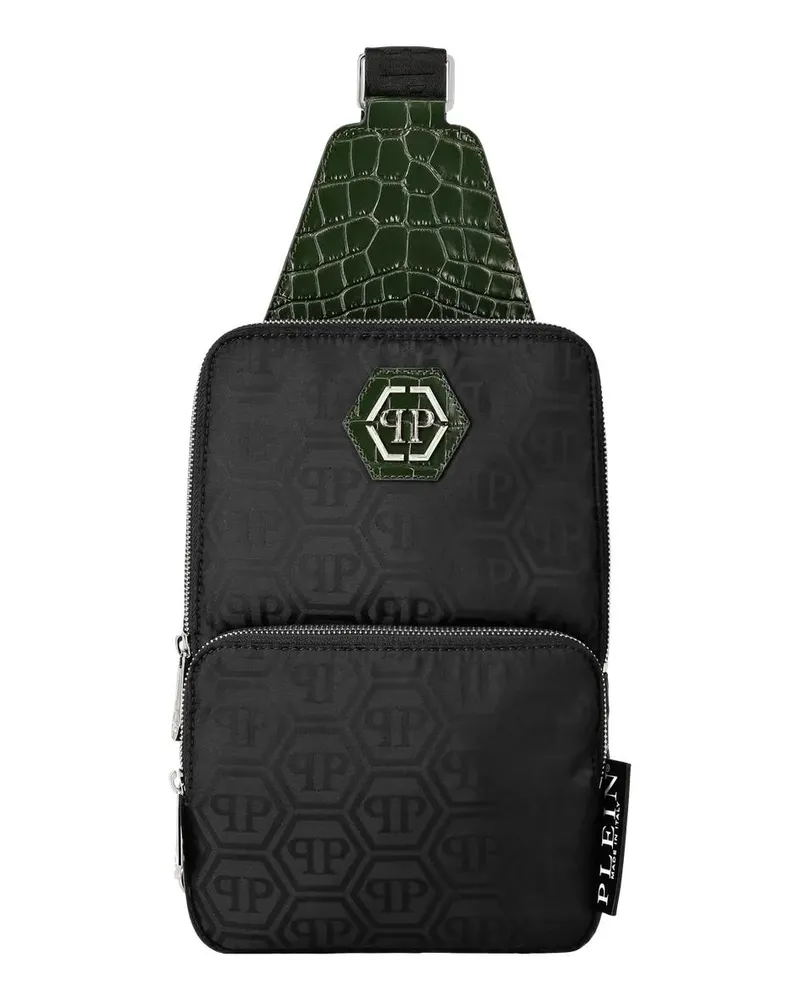 Philipp Plein Hobo Bags Kreuzkörper Monogram schwarz Schwarz