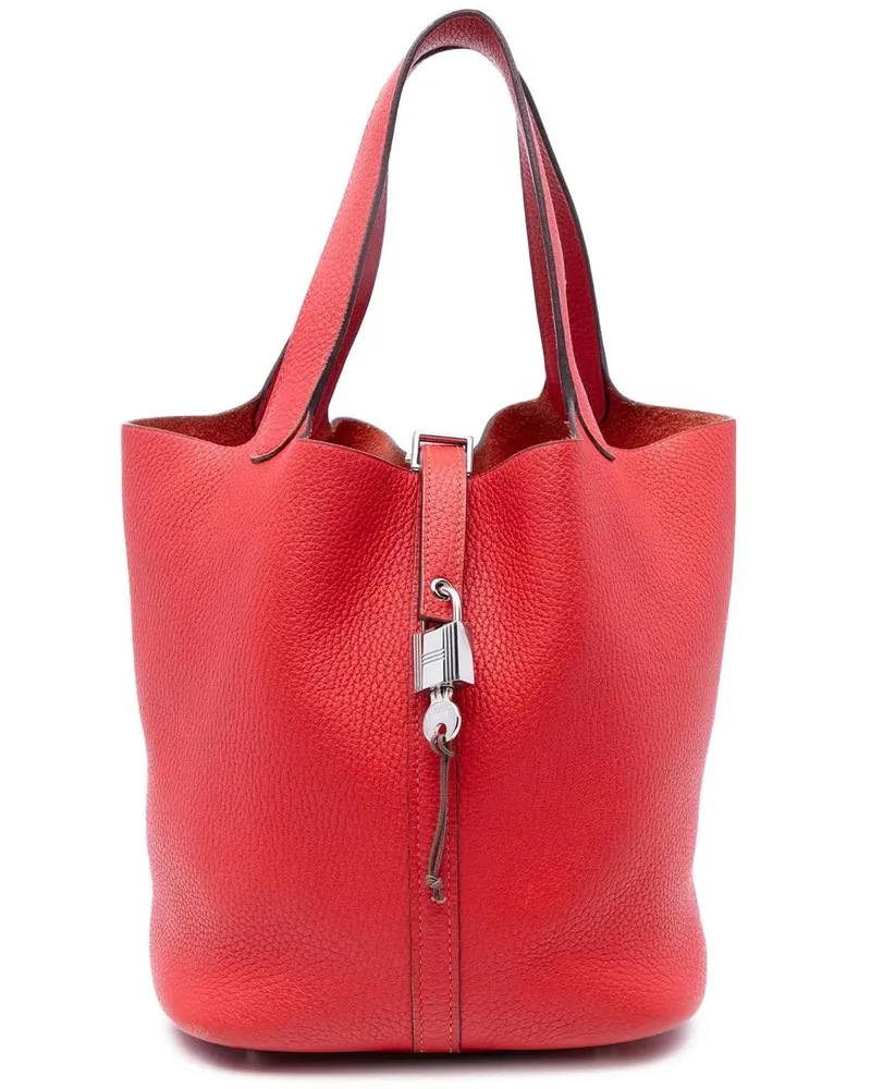 Hermès Crossbody Bags Clemence Picotin Lock 22 rot Rot
