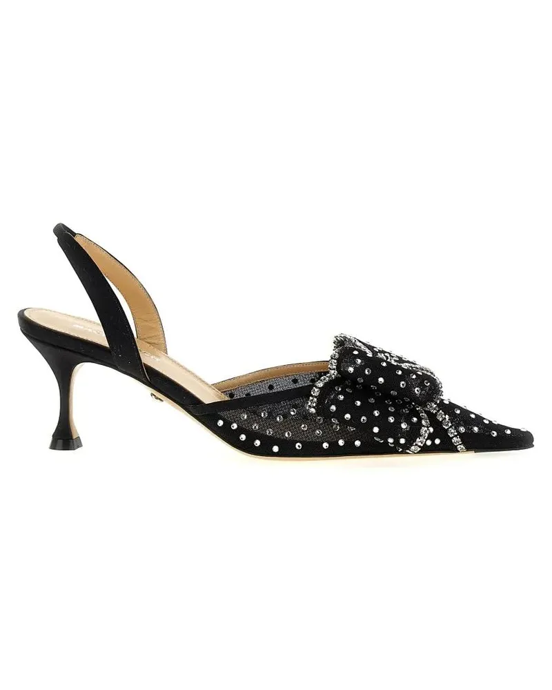Mach & Mach Hohe Schuhe 'Le Cadeau' Slingback schwarz Schwarz