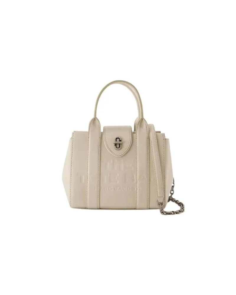 Marc Jacobs Shopper & Totes The Mini Tote - Leather - White weiß Weiß
