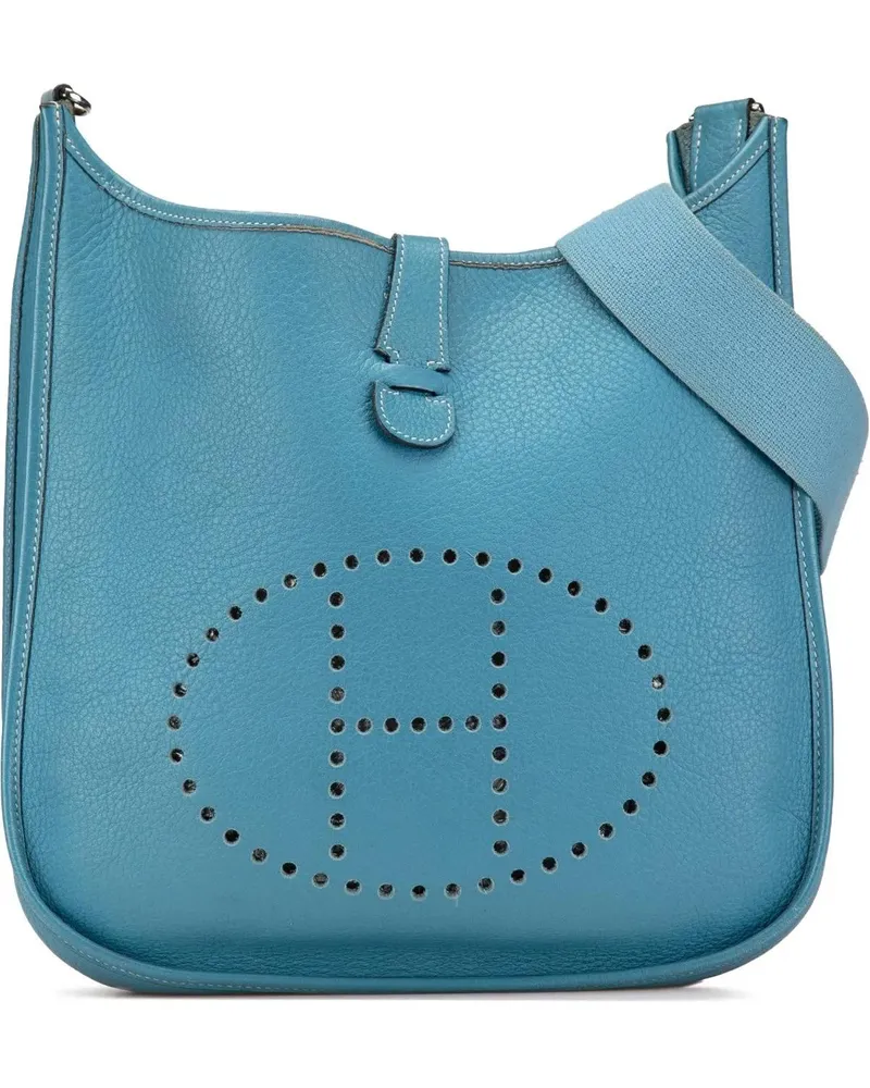 Hermès Hobo Bags Clemence Evelyne II GM blau Blau