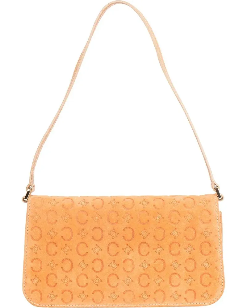 Celine Crossbody Bags  Suede Maccadam Monogram Mini Shoulder Bag bunt Bunt