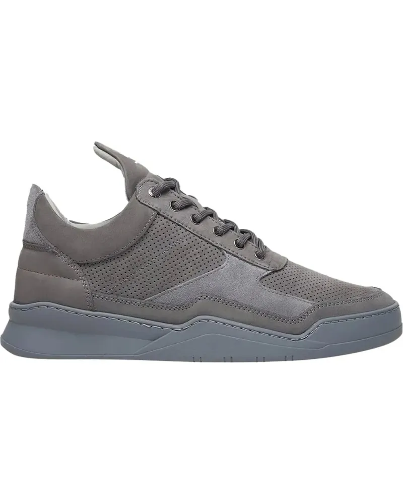 Filling Pieces Low-Top Sneaker Low Top Ghost Panel All Grey grau Grau