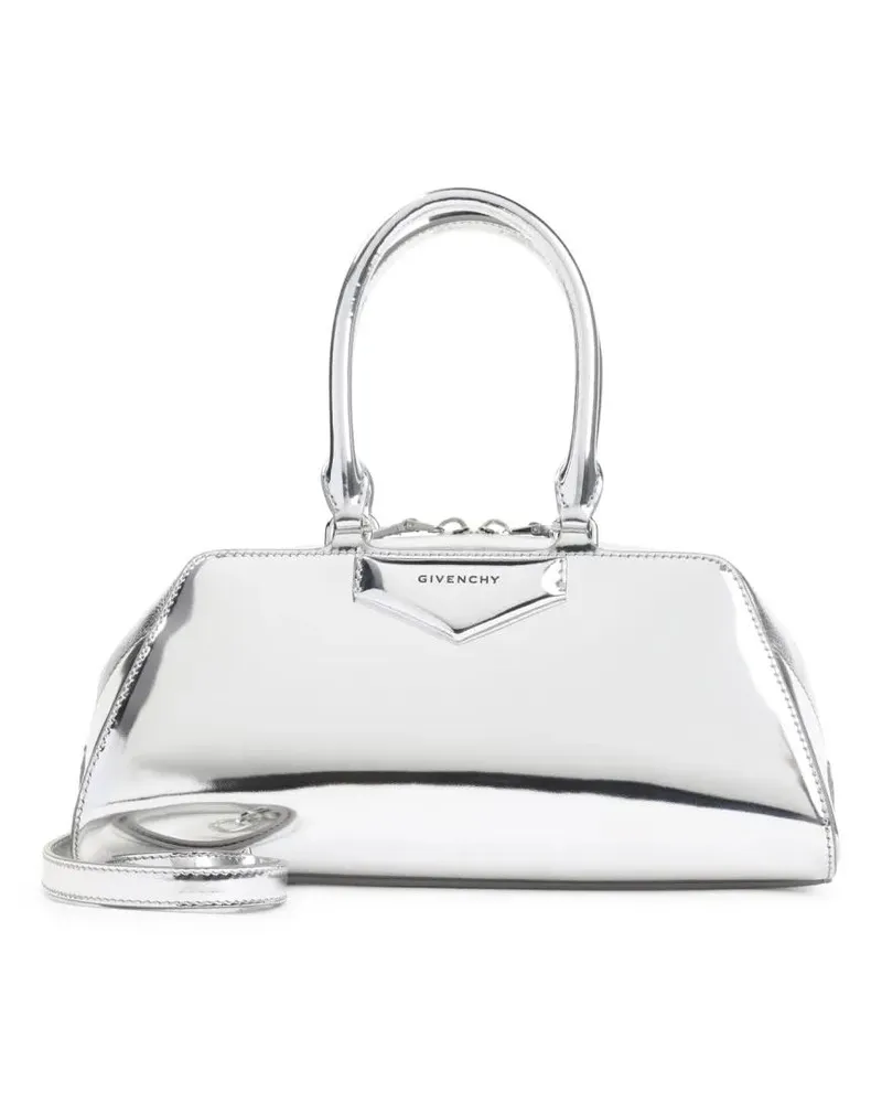 Givenchy Hobo Bags Metallic Calf Leather Shoulder Bag weiß Weiß
