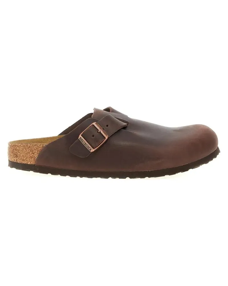 Birkenstock Loafer 'Boston' Sabots braun Braun