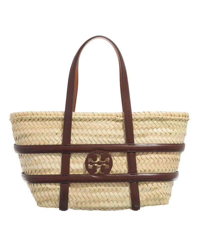 Tory Burch Beuteltaschen Ella Straw Small Basket beige Beige