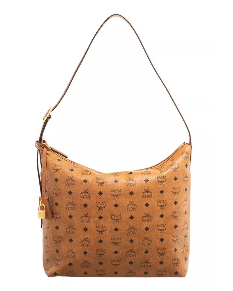 MCM Hobo Bag Aren Vi Hobo Large Cognacbraun