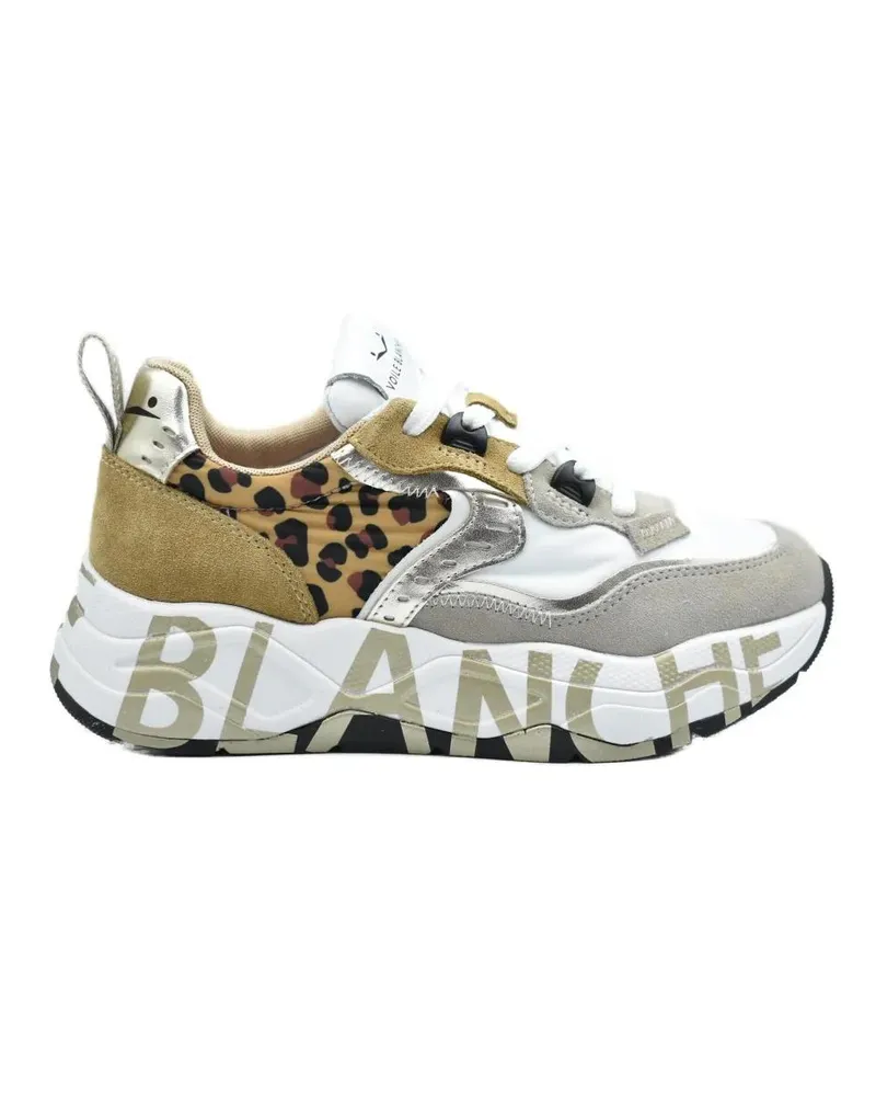 Voile Blanche Low-Top Sneaker Leo-Print Low-Top Sneakers bunt Bunt
