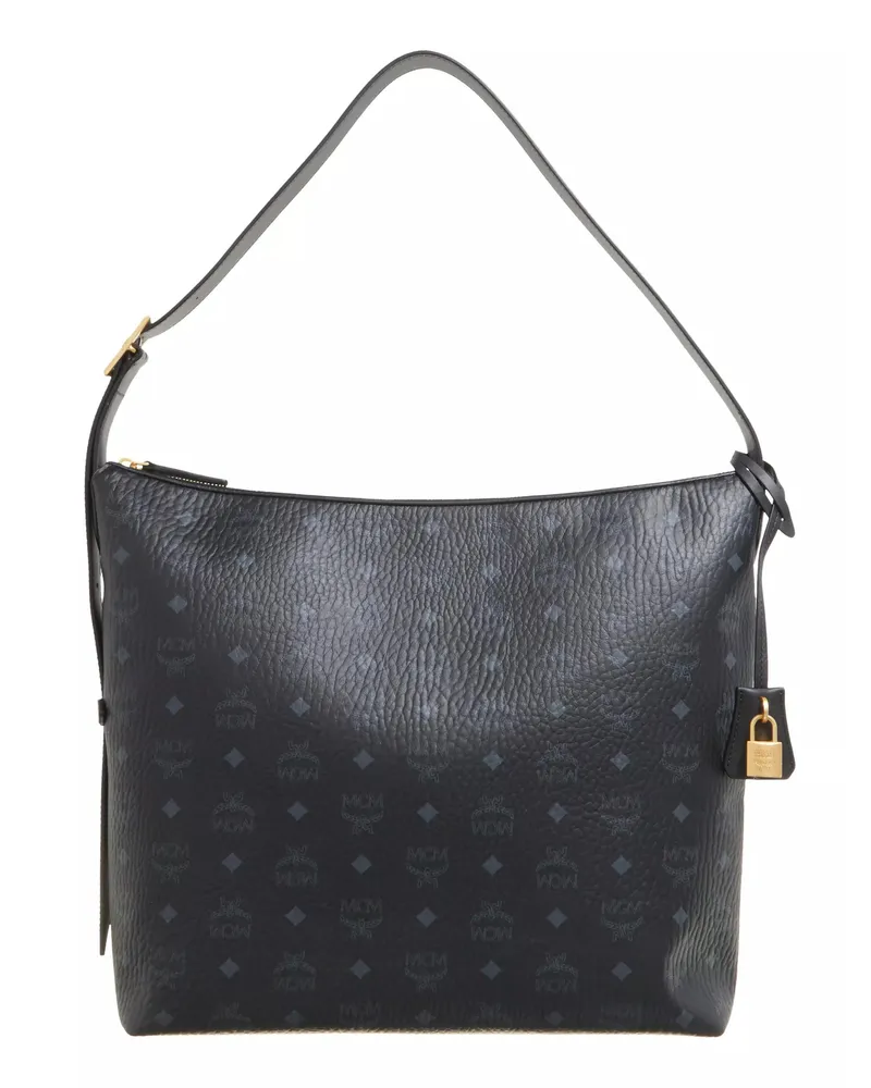 MCM Hobo Bag Aren Vi Hobo Large Schwarz