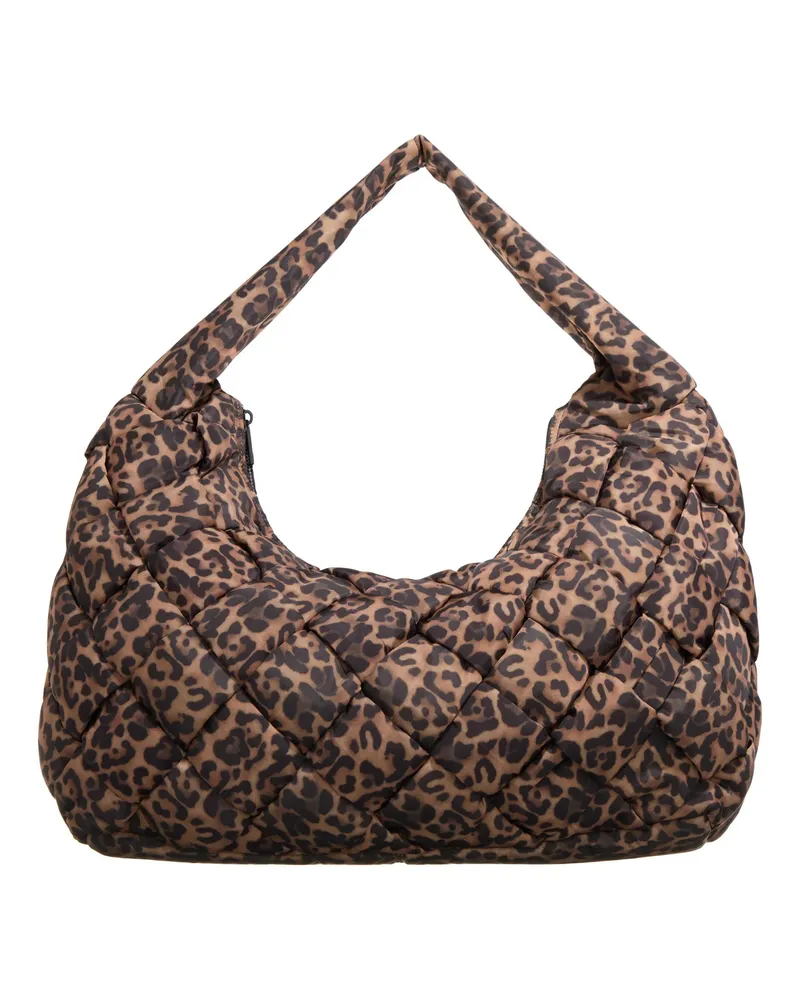 Liebeskind Hobo Bags Bo Leo Weaved Nylon Hobo Bag L leopardenmuster 