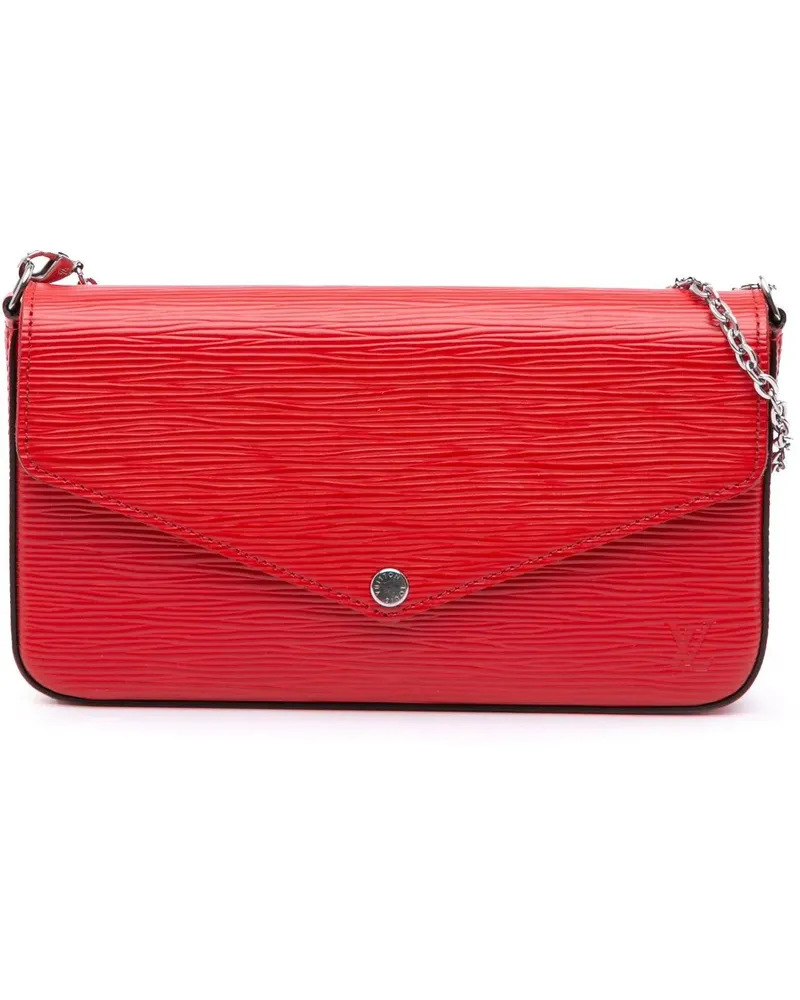 Louis Vuitton Hobo Bags Epi Pochette Felicie rot Rot