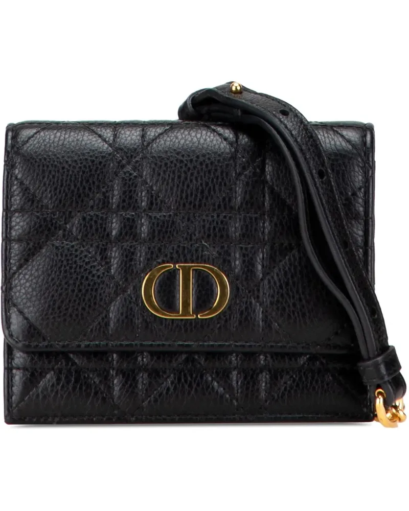 Dior Bauchtaschen Calfskin Cannage Caro Chain Belt Bag schwarz Schwarz