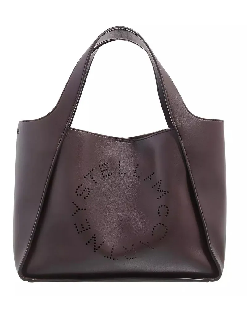 Stella McCartney Tote Logo Crossbody Bag Eco Soft Braun