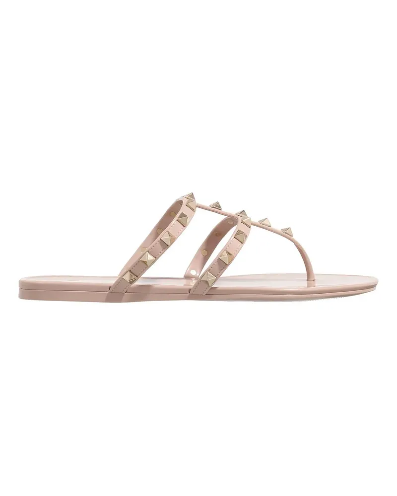 Valentino Garavani Sandalen Rockstud Thong Summer rosa Gold