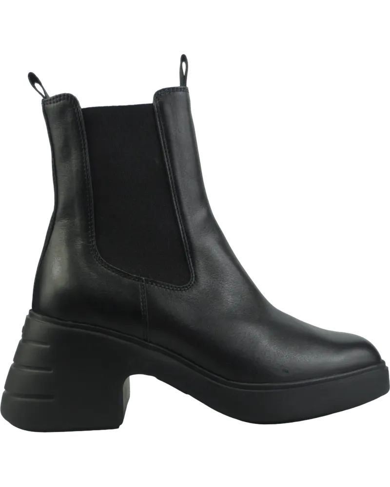 Hogan Stiefeletten Stivaletto chelsea H618 nero schwarz Schwarz