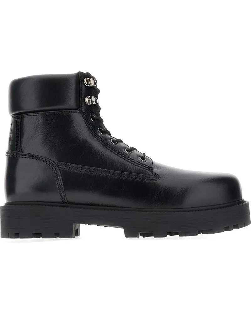 Givenchy Stiefel  Black leather Show ankle boots schwarz Schwarz