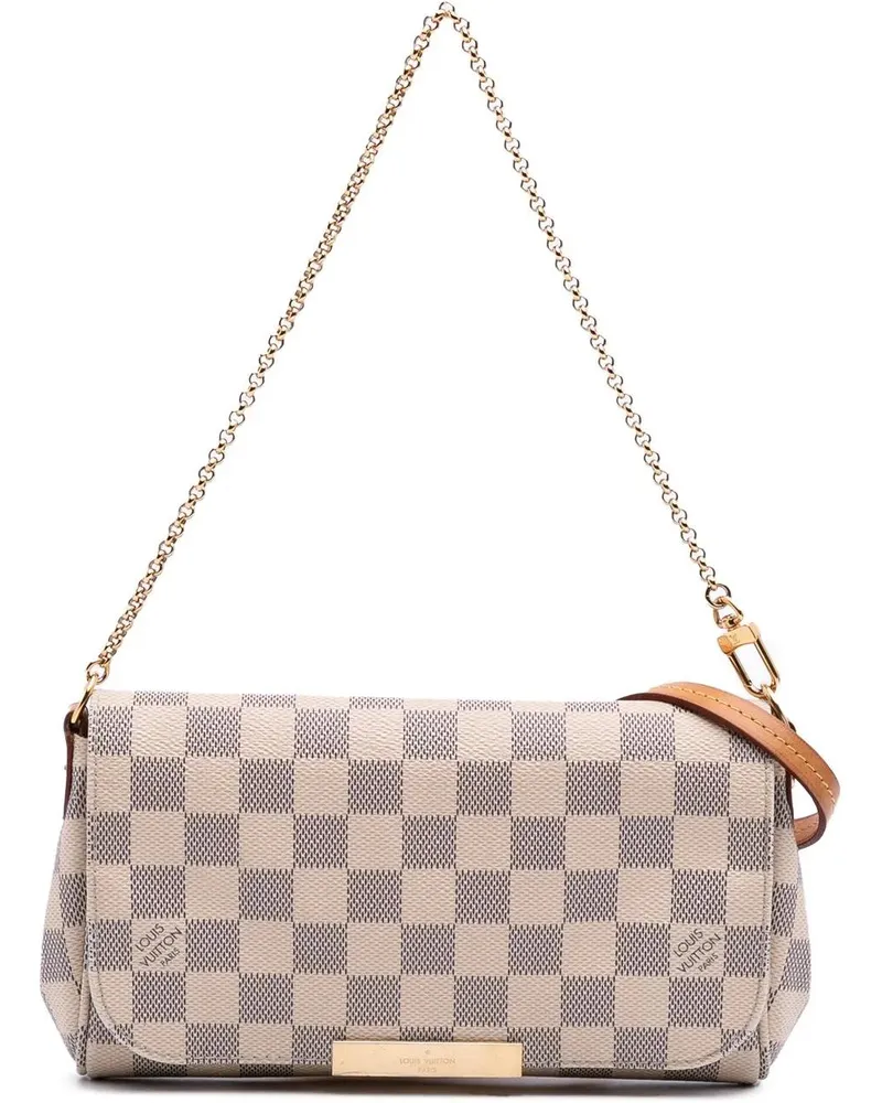 Louis Vuitton Hobo Bags Damier Azur Favorite PM weiß Weiß