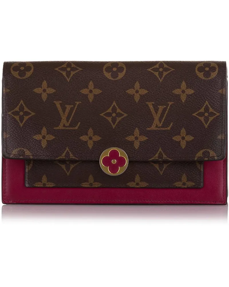 Louis Vuitton Hobo Bags Monogram Flore Wallet On Chain braun Braun