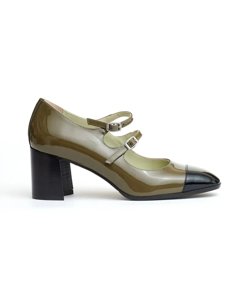 Carel Hohe Schuhe Pump Straps Green And Black grün Grün