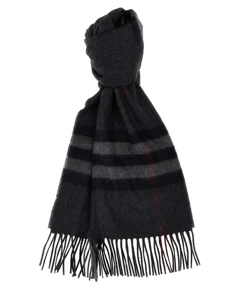 Burberry Tücher & Schals Classic Check Print Cashmere Scarf grau Grau