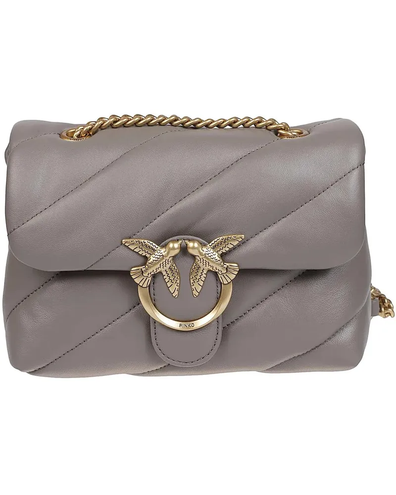 Pinko Crossbody Bags Love Mini Puff Maxi Quilt Bag Yellow & Orange gelb Gelb