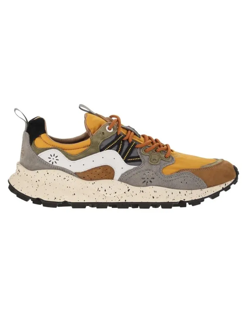 Flower MOUNTAIN Low-Top Sneaker Yamano 3 - Sneakers In Suede And Technical Fabric bunt Bunt
