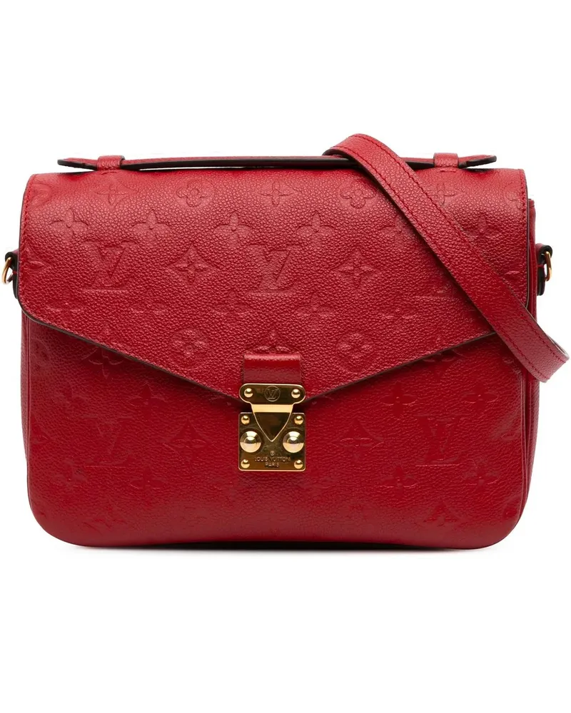 Louis Vuitton Hobo Bags 2017 Monogram Empreinte Pochette Metis rot Rot
