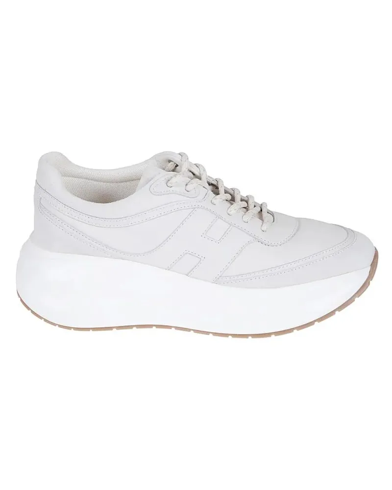 Hogan Low-Top Sneaker Yogurt Suede And Nappa Sneakers weiß Weiß