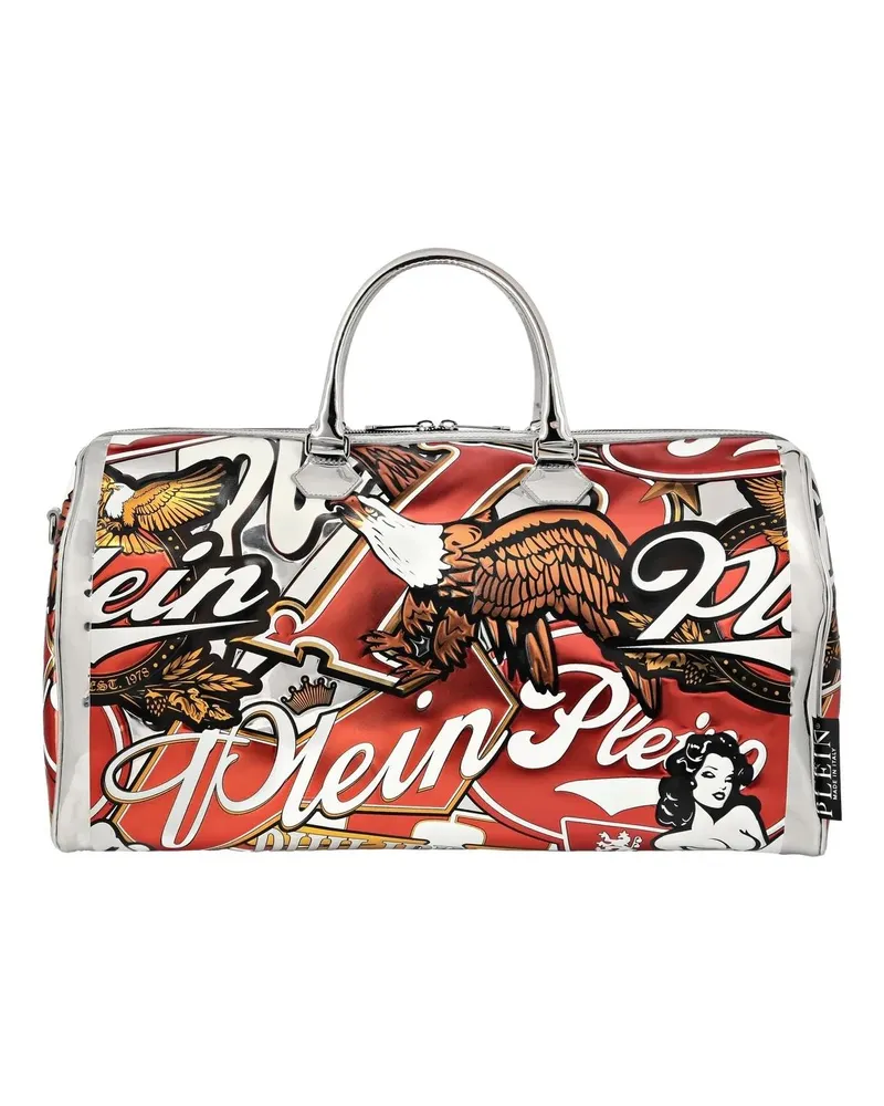 Philipp Plein Weekender Medium Reisetasche rot Rot