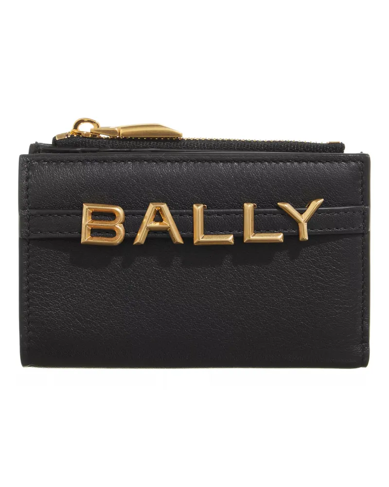 Bally Portemonnaie Logo Compact W schwarz Schwarz
